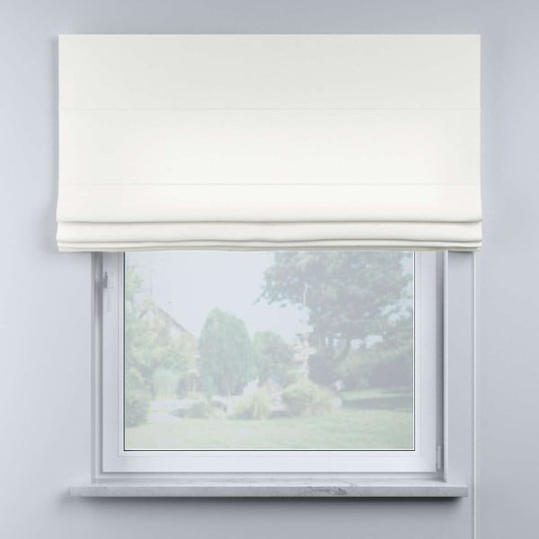 Fehér római roló 170x160 cm Cotton Story - Yellow Tipi-image-4