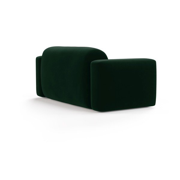 Sötétzöld bársony kanapé 180 cm Strino – Cosmopolitan Design-image-2