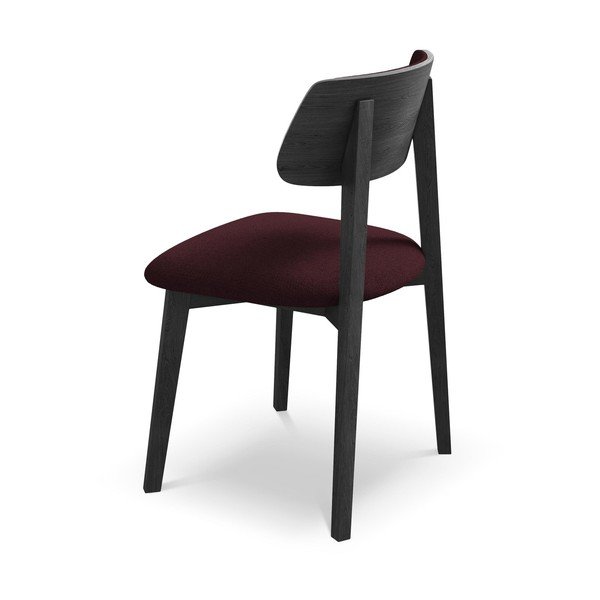 Borvörös tömörfa étkezőszék Niu – Makamii-image-3