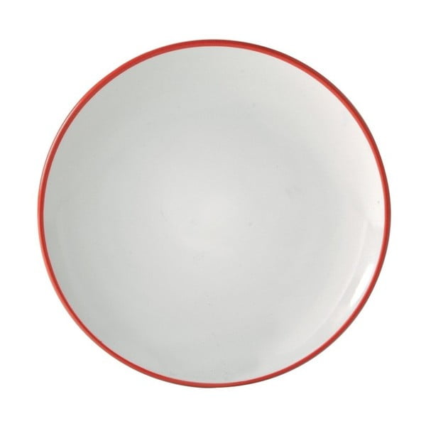 Cosmos piros desszertes tányér, ⌀ 20 cm - Price & Kensington