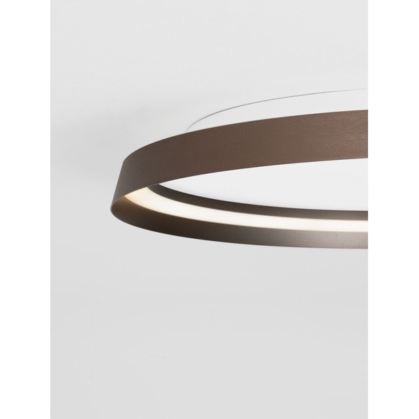 Barna alumínium LED dimmelhető mennyezeti lámpa Ormi – Nova Luce-image-2