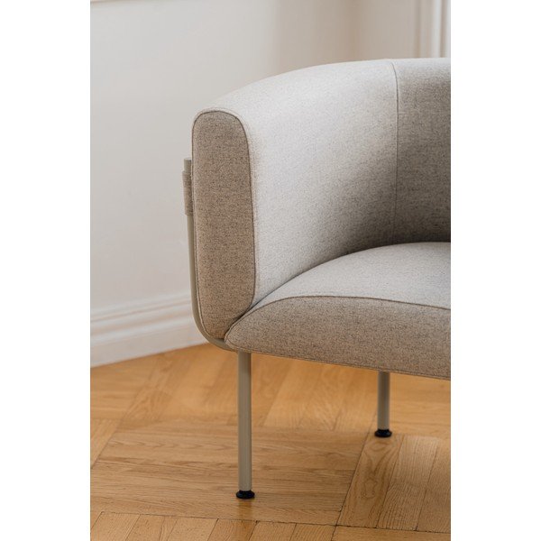 Szürke gyapjú fotel Ubi – noo.ma-image-3