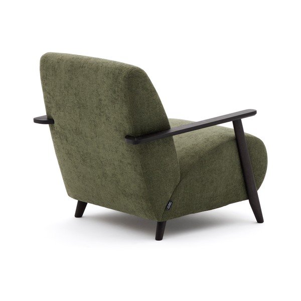 Zöld zsenília fotel Meghan – Kave Home-image-3