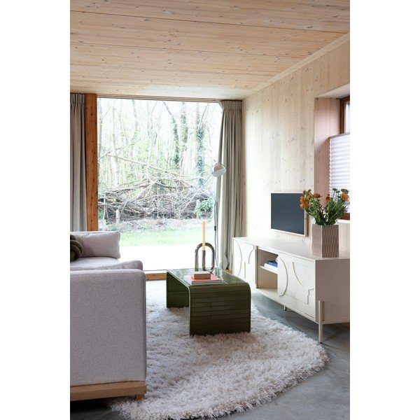 Zöld kerámia dohányzóasztal 47x80 cm Tiles – Zuiver-image-1