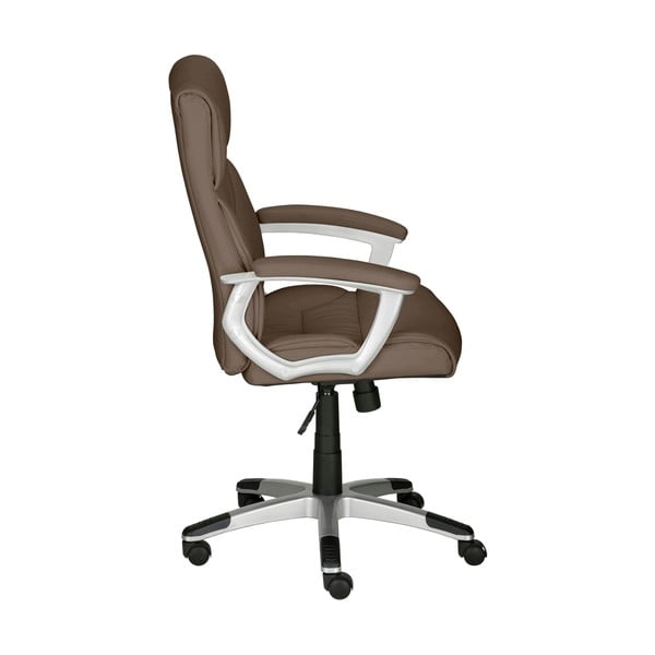 Barna bőrutánzat irodai szék Flori – Støraa-image-2