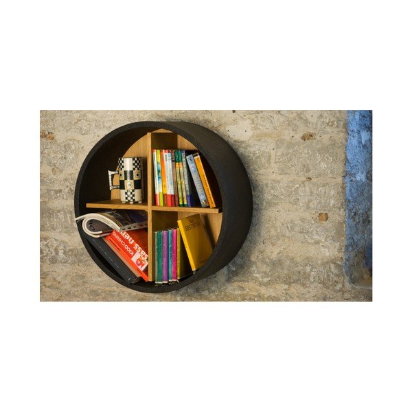 Shelf Plus kerek fali polc - Woodman-image-2