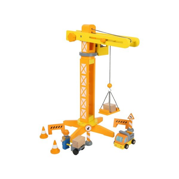 Construction játékdaru fából - Legler-image-3