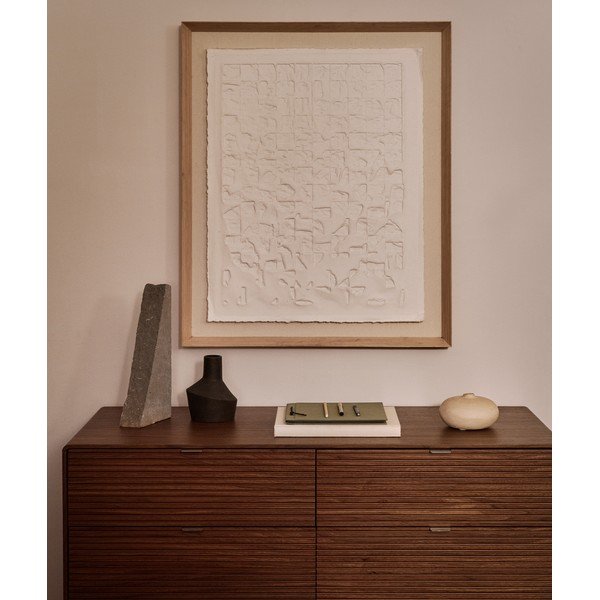 Sötét natúr színű komód diófa dekorral 120x75x50 cm Norlen – Kave Home-image-4