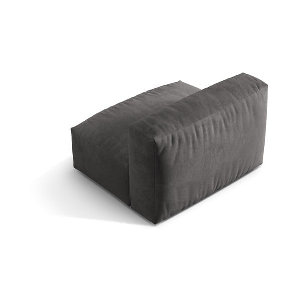 Szürke bársony kanapé modul (középső rész) Martina – Micadoni -image-2