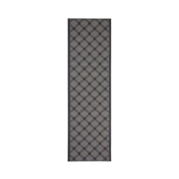 Basic szürke futószőnyeg, 80 x 450 cm - Hanse Home