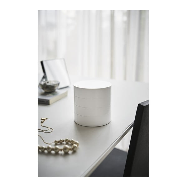 Tower fehér ékszertartó doboz - YAMAZAKI-image-2