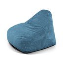 Kék kordbársony babzsákfotel Snug 100 – SLOWDOWN