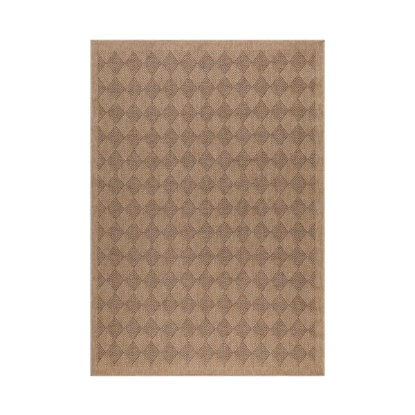 Fekete-natúr színű kültéri szőnyeg 80x150 cm Dhaka – Ayyildiz Carpets