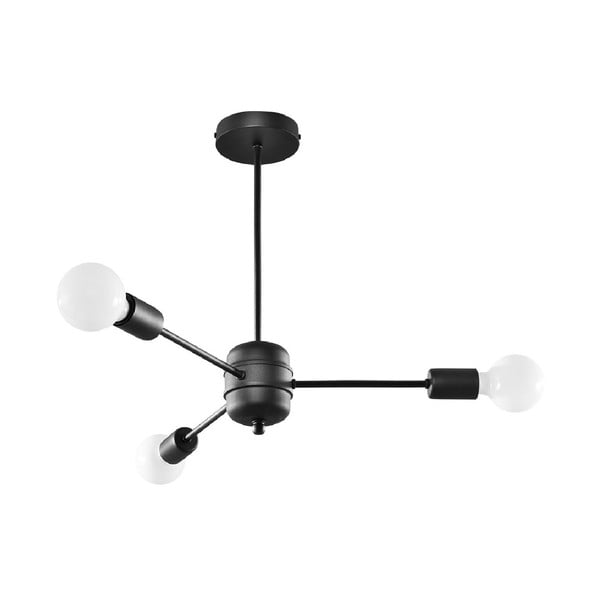 Fekete függőlámpa 61x61 cm Benedett - Nice Lamps