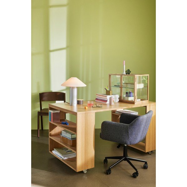 Natúr színű tálalószekrény tölgyfa dekorral 60x42x32 cm Poetic – Hübsch-image-3