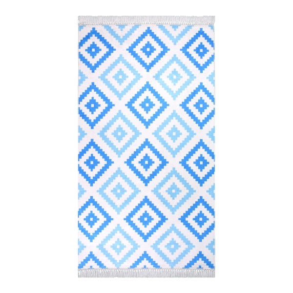 Hali Cift Renk Mavi szőnyeg, 80 x 150 cm - Vitaus