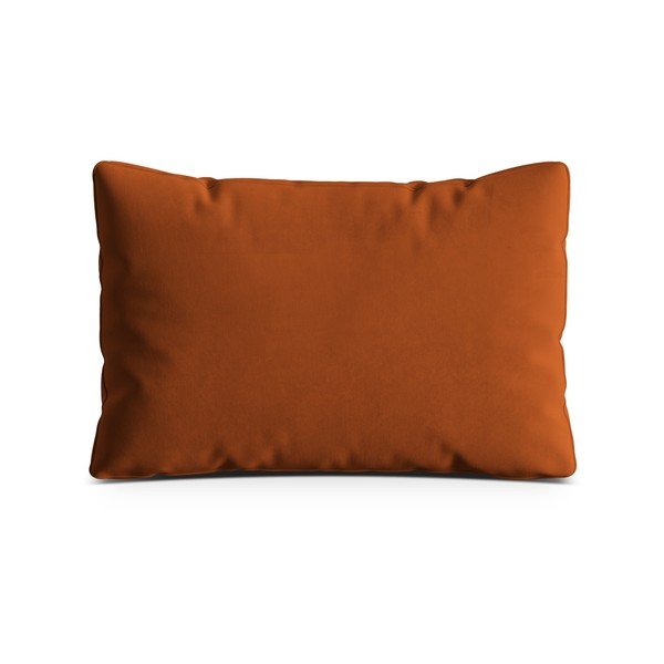 Terrakotta színű bársony párna kanapéra Kemi – Cosmopolitan Design