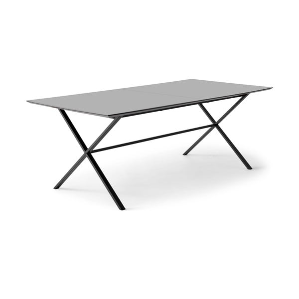 Antracitszürke bővíthető étkezőasztal 100x210 cm Meza – Hammel Furniture