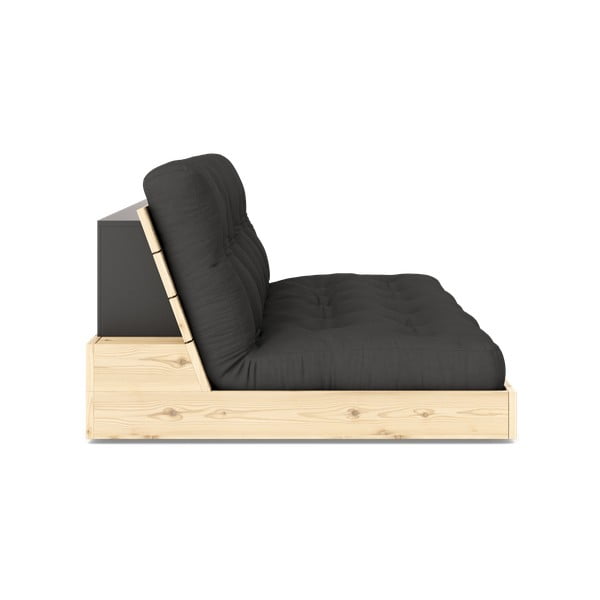 Sötétszürke kinyitható kanapé 196 cm Base – Karup Design-image-3