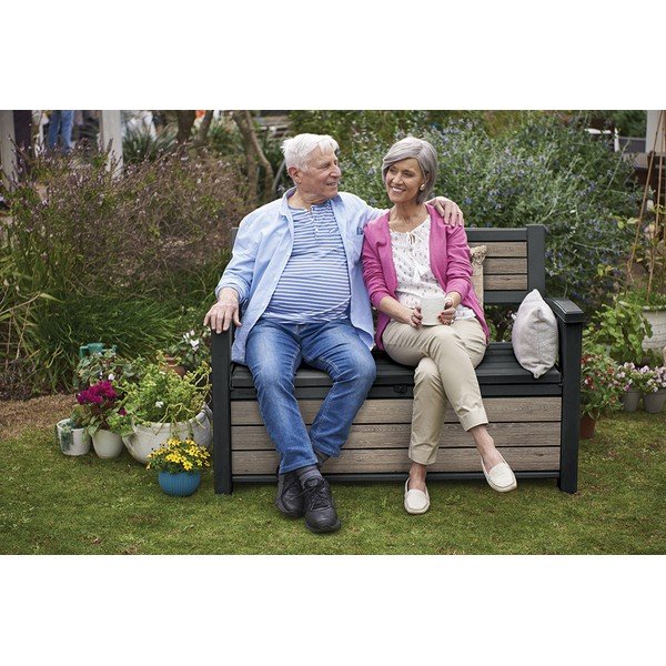 Barna műanyag kerti pad Deco – Keter-image-3