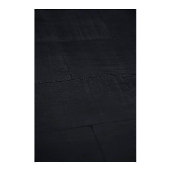 Athens fekete szőnyeg valódi bőrből, 120 x 180 cm - Fuhrhome-image-1