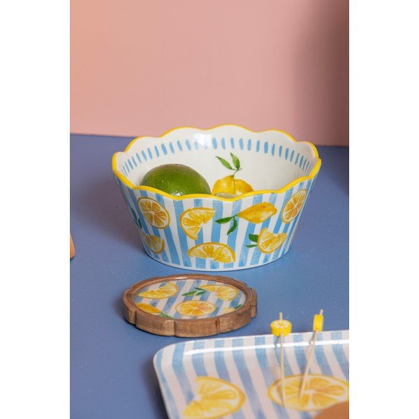 Sárga-világoskék tál ø 16 cm Capri – Ladelle-image-1