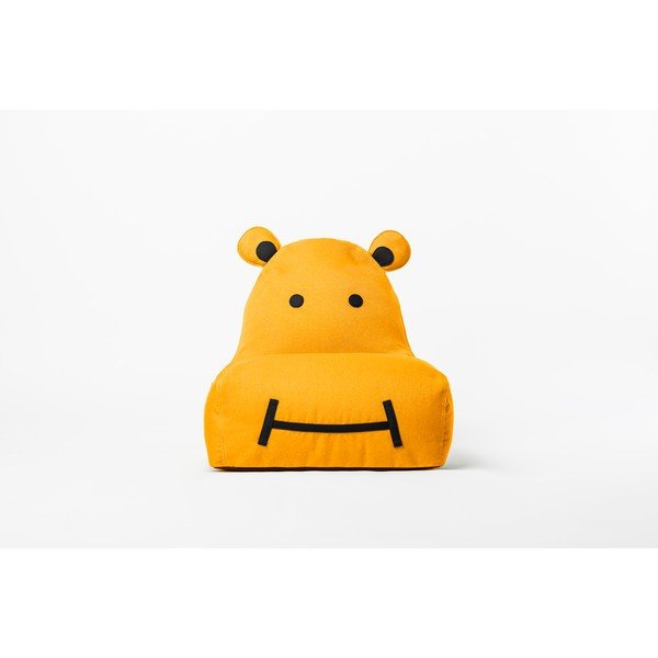 Hippo mustársárga babzsák - The Brooklyn Kids-image-1