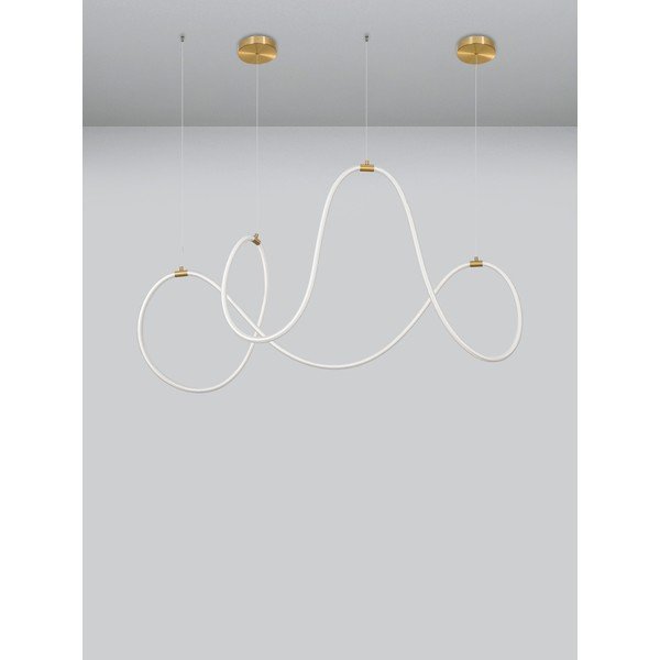 Aranyszínű acél LED dimmelhető függőlámpa Cerelia – Nova Luce-image-3
