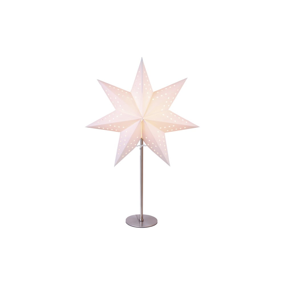 Bobo fehér világító csillag dekoráció, magasság 51 cm - Star Trading