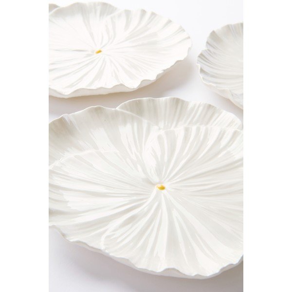 Fehér porcelán tányér készlet 4 db-os Elva – Jotex-image-3