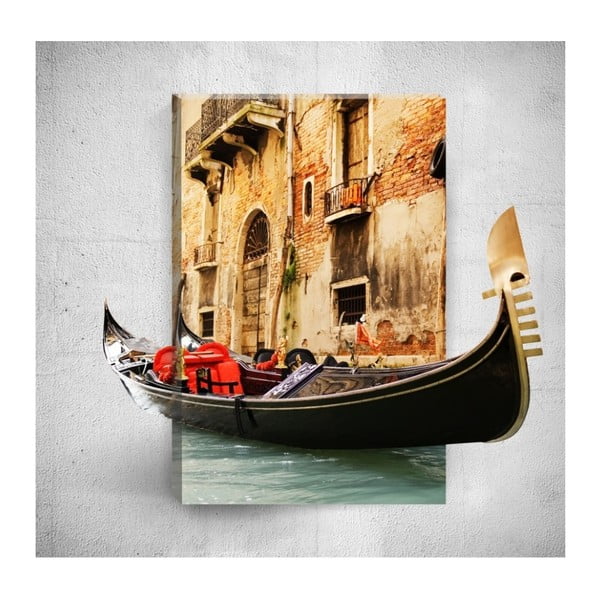 Boat Ride 3D fali kép, 40 x 60 cm - Mosticx