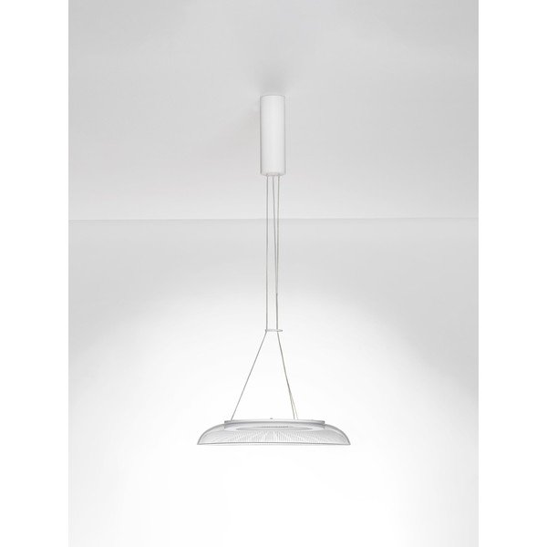 Matt fehér alumínium LED függőlámpa akrilüveg búrával ø 40 cm Mantle – Nova Luce-image-4