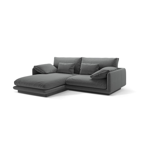 Sötétszürke sarokkanapé (bal oldali) Torino – Micadoni Home-image-2