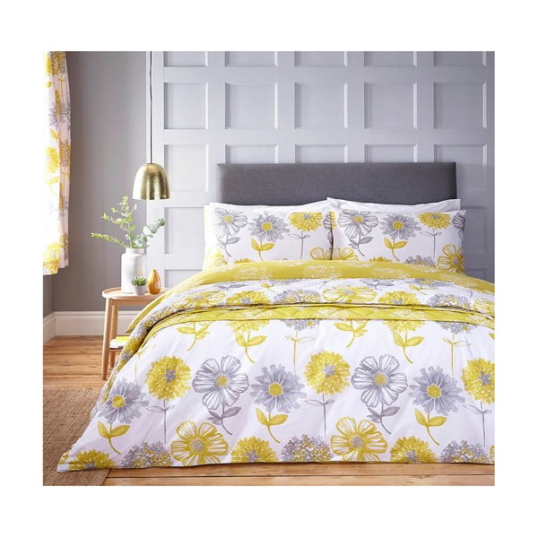 Easy sárga ágytakaró, 220 x 230 cm - Cathrine Lansfield