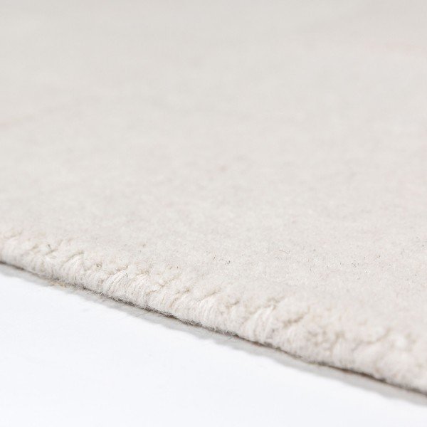 Elefántcsont színű kézi szövésű gyapjú szőnyeg 200x290 cm Checkerboard – Flair Rugs-image-4