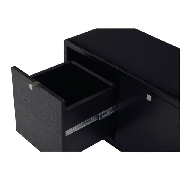 Fekete ülőkés cipőtartó Confetti – Rowico-image-4