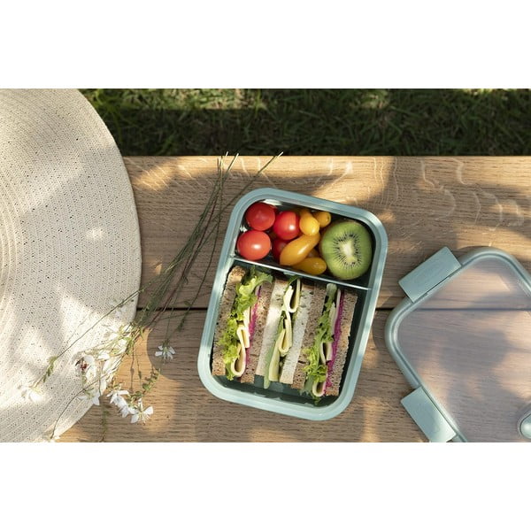 To Go Dual zöld ételtartó doboz, 900 ml - Curver-image-2