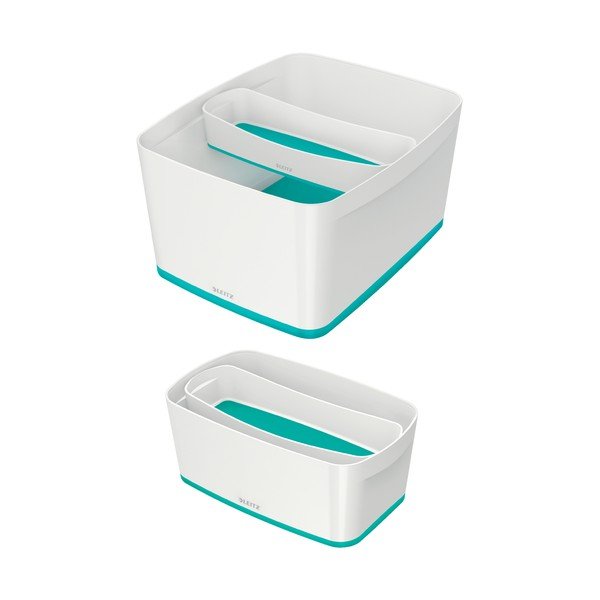 MyBox fehér-türkizkék asztali rendszerező, hossz 31 cm MyBox - Leitz-image-3