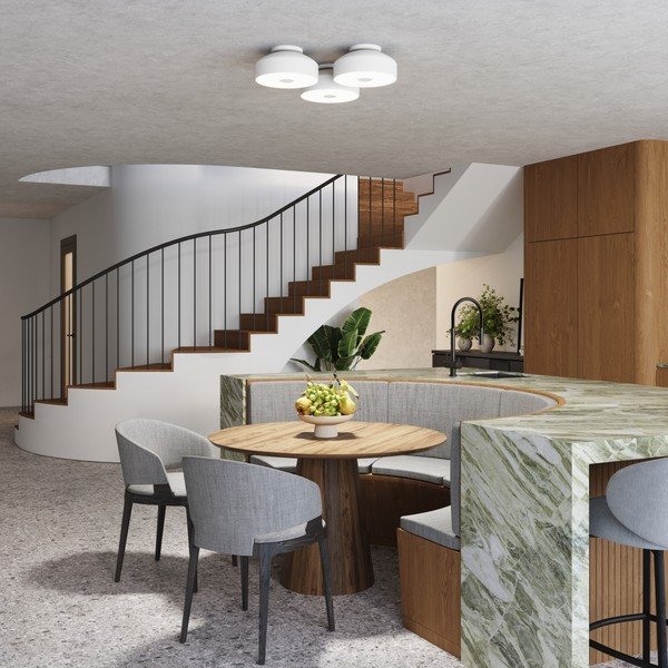 Fehér mennyezeti lámpa Omiq – Sollux-image-3