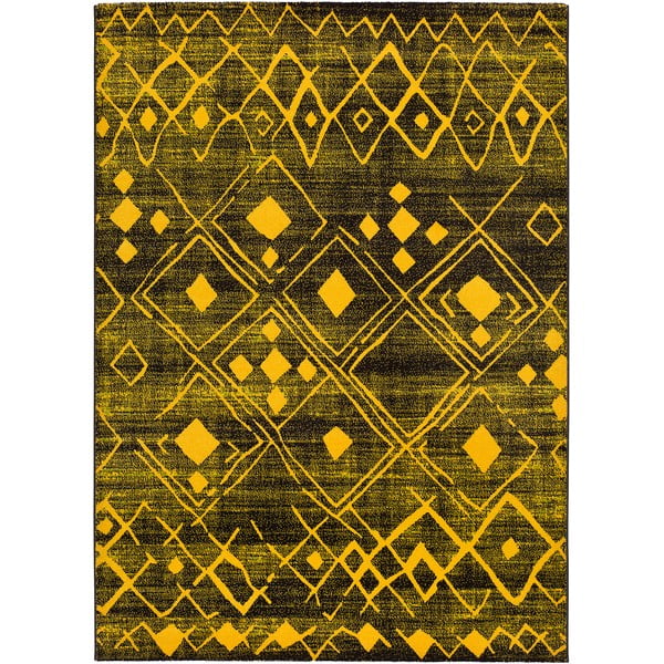 Neon Shine sárga szőnyeg, 80 x 150 cm - Universal