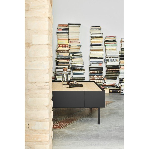 Arista fekete dohányzóasztal - Teulat-image-2