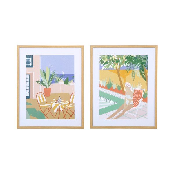 Keretezett poszter szett 2 db-os 42x52 cm Gallery – Sema