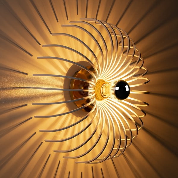 Aspendos fehér falilámpa, ø 36 cm - Opviq lights-image-3