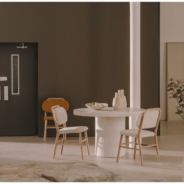 Bézs étkezőszék szett 2 db-os Helda – Kave Home-image-1