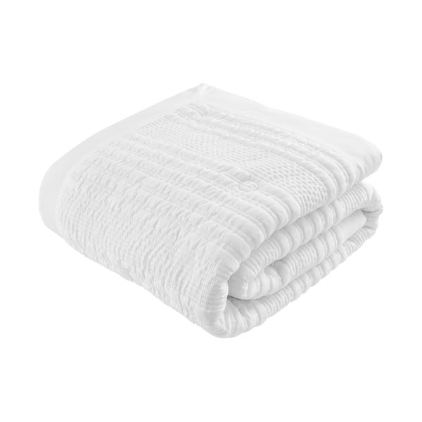 Fehér steppelt ágytakaró franciaágyra 220x220 cm Lennon Stripe – Catherine Lansfield-image-2