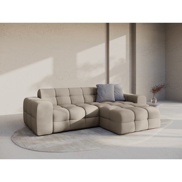 Barna sarokkanapé (jobb oldali-heverő résszel) Kendal – Micadoni -image-1