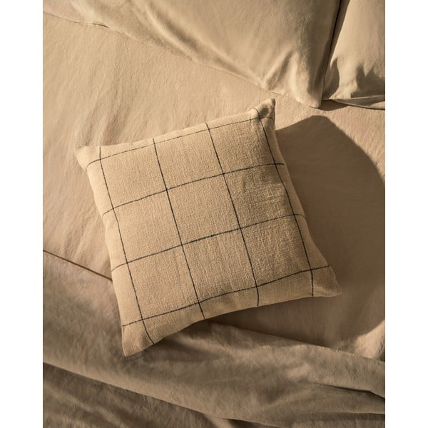 Lenkeverék párnahuzat 45x45 cm Ayame – Kave Home-image-1