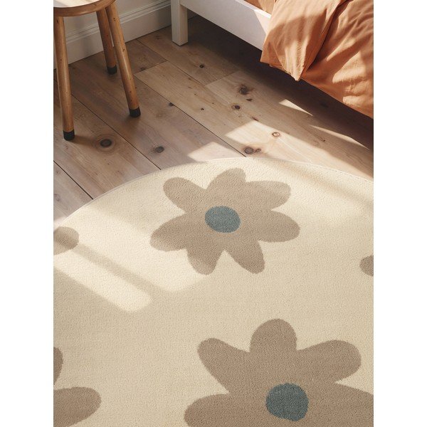 Bézs gyerek szőnyeg ø160 cm Bloomy – Hanse Home-image-2