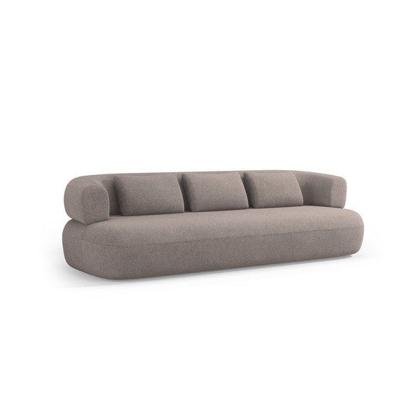 Világosbarna buklé kanapé 226 cm Jenny – Micadoni 