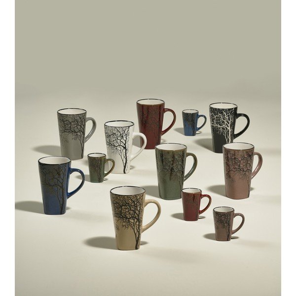 Zöld agyagkerámia eszpresszó bögre szett 4 db-os 100 ml Hela – Villa Collection-image-1